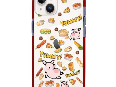 Yummy Piggy iPhone 15 Plus MagSafe Compatible Ultra Shockproof Case For Cheap