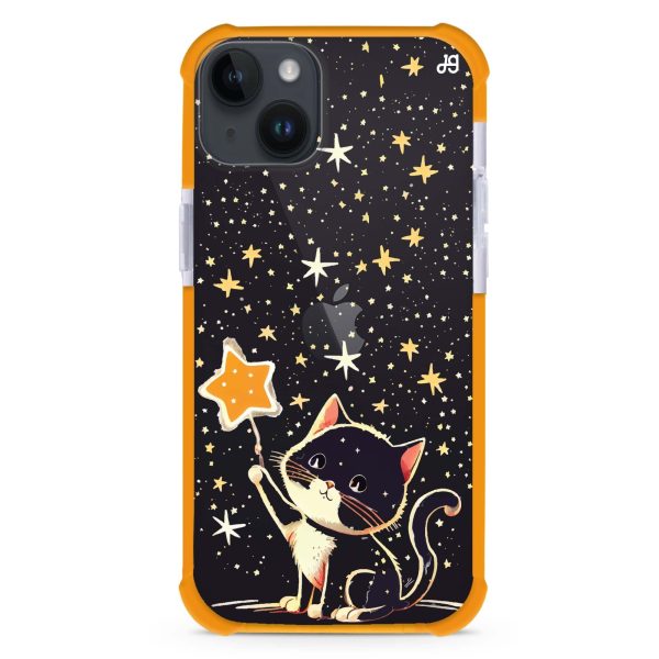 Cat & Star iPhone 15 Ultra Shockproof Case Sale