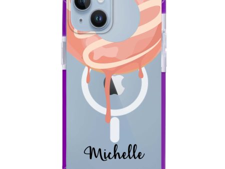 Yummy Donut I iPhone 15 Plus MagSafe Compatible Ultra Shockproof Case For Sale