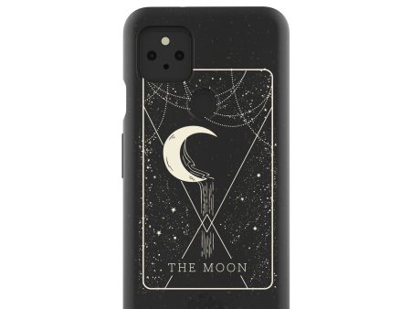 Black The Moon Google Pixel 5 Case Discount