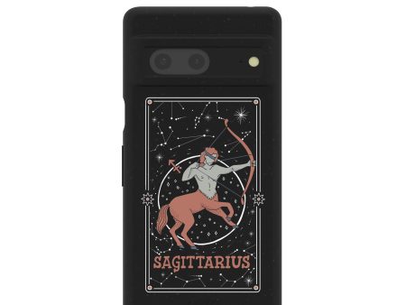 Black Sagittarius Google Pixel 7 Case For Discount