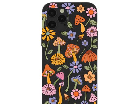 Black Midnight Shrooms iPhone 12 Pro Max Case Fashion