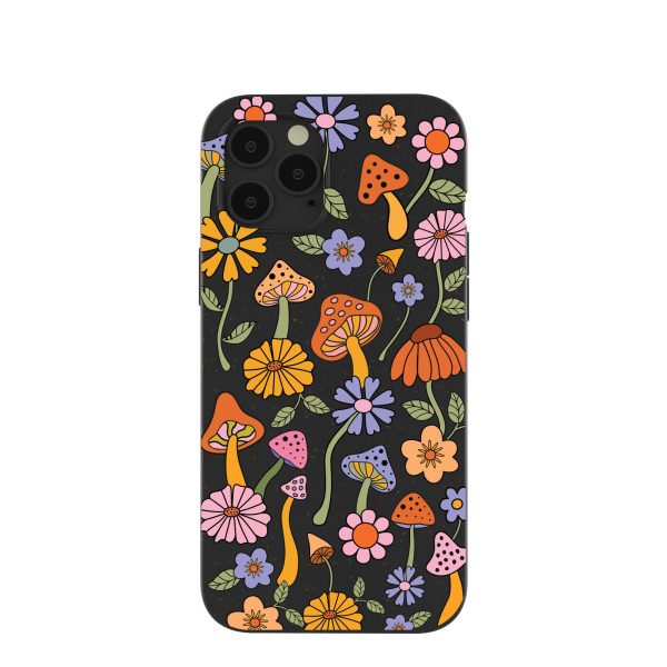 Black Midnight Shrooms iPhone 12 Pro Max Case Fashion