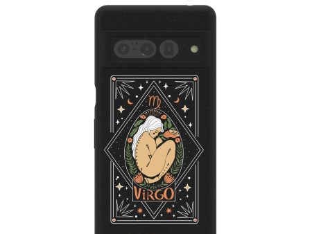 Black Virgo Google Pixel 7 Pro Case Cheap