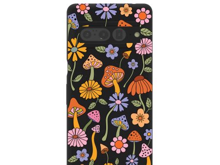 Black Midnight Shrooms Google Pixel 7 Pro Case Fashion