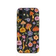 Black Midnight Shrooms iPhone 12 Mini Case Cheap