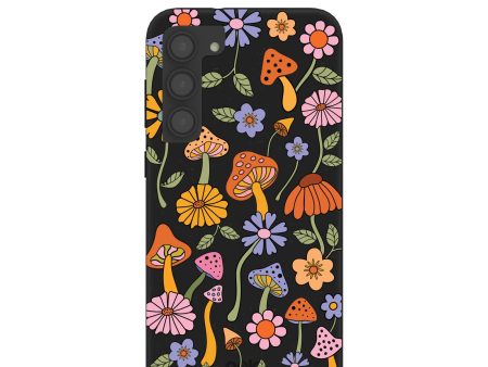 Black Midnight Shrooms Samsung Galaxy S23+(Plus) Case Fashion