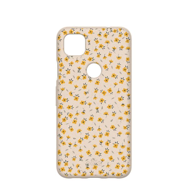 Seashell Little Yellow Flowers Google Pixel 4a Case Fashion