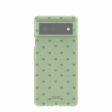 Sage Green Hearts Google Pixel 6 Case Cheap