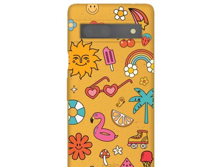 Honey Iconic Summer Google Pixel 7a Case Cheap