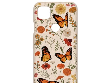 Seashell Monarch Butterfly Google Pixel 4a Case Fashion