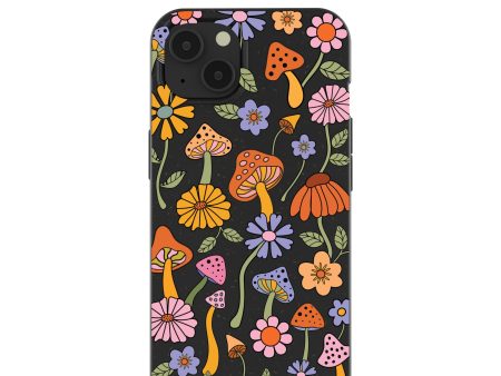 Black Midnight Shrooms iPhone 13 Case Online Hot Sale