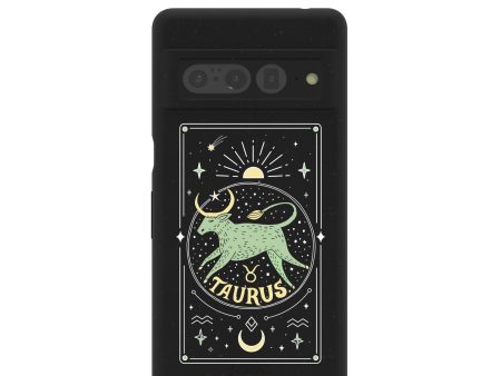 Black Taurus Google Pixel 7 Pro Case For Sale