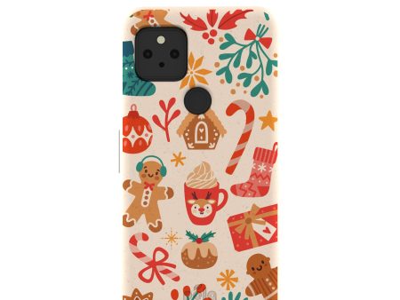 Seashell Festive AF Google Pixel 5 Case For Discount