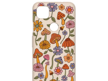 Seashell Shrooms and Blooms Google Pixel 4a Case For Discount