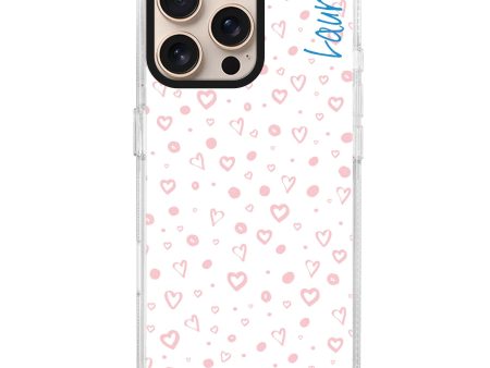 Pinky Hearts iPhone 15 Pro Max Ultra Clear Case Online Sale