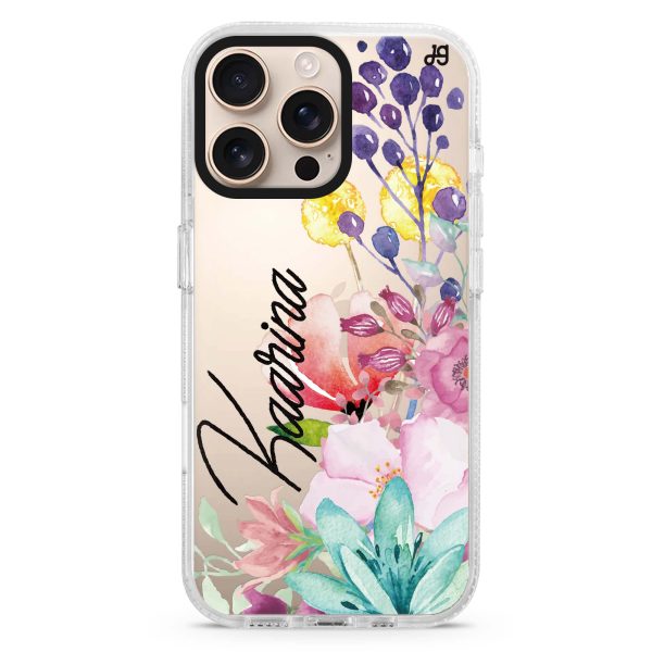 Precious Garden Florals iPhone 15 Pro Max Ultra Clear Case Sale