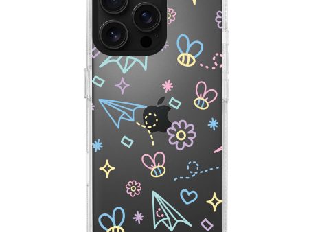 Playful Patterns iPhone 15 Pro Ultra Clear Case For Cheap