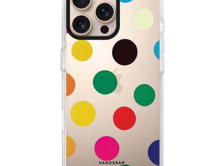 Polka Dot Pattern iPhone 15 Pro Max Ultra Clear Case Hot on Sale