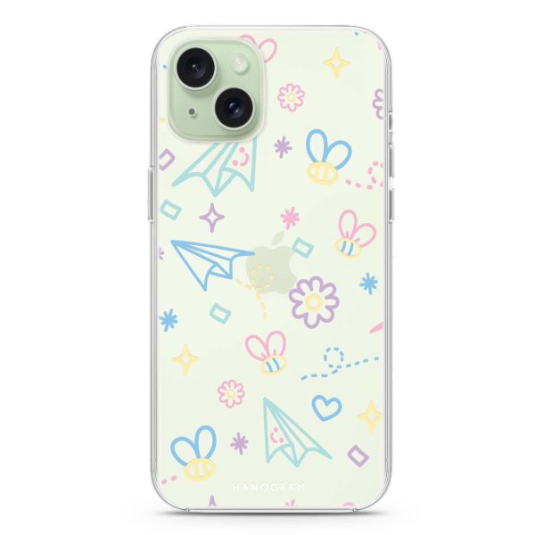 Playful Patterns iPhone 15 Plus Ultra Clear Case Cheap