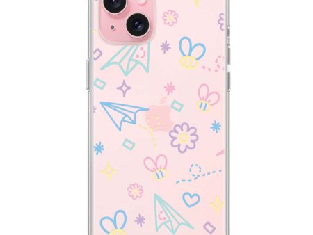 Playful Patterns iPhone 15 Plus Ultra Clear Case Cheap