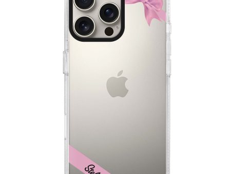 Pink Bow iPhone 15 Pro Max Ultra Clear Case Sale