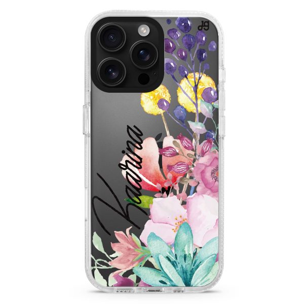 Precious Garden Florals iPhone 15 Pro Max Ultra Clear Case Sale