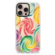 Abstract Candy iPhone 15 Pro Max Ultra Clear Case Discount