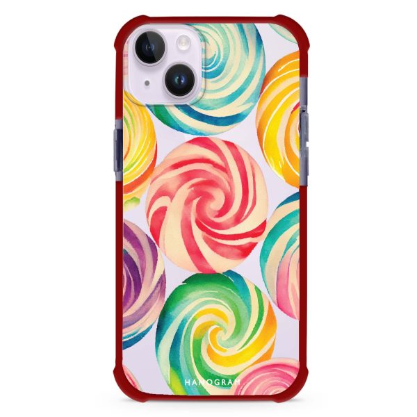 Abstract Candy iPhone 15 Ultra Shockproof Case Sale