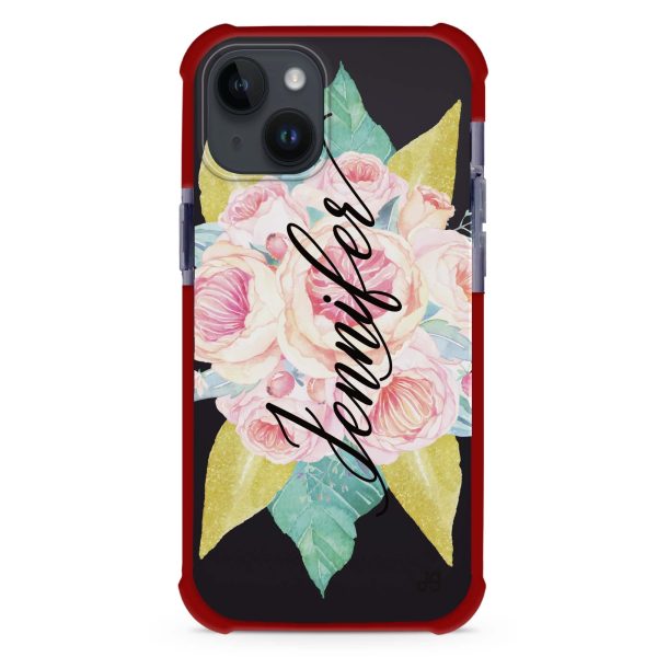 Abloom Rose iPhone 15 Ultra Shockproof Case Online now