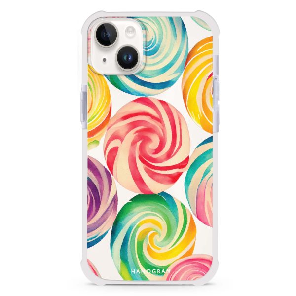 Abstract Candy iPhone 15 Ultra Shockproof Case Sale