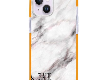 White Marble iPhone 15 Plus Ultra Shockproof Case Online now