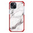 White Marble iPhone 15 Plus Ultra Shockproof Case Online now