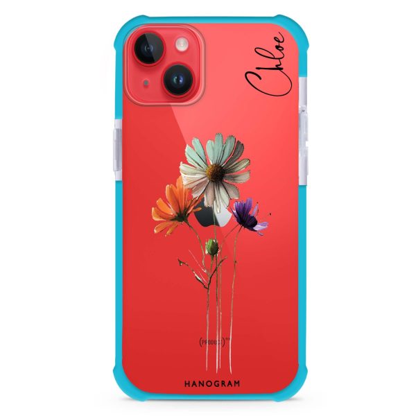 A watercolour floral iPhone 15 Ultra Shockproof Case For Cheap